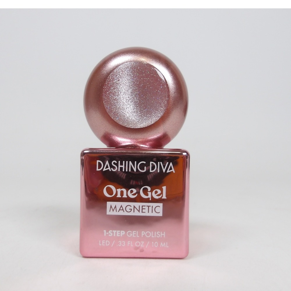 Dashing Diva One Gel Magnetic Polish Reverb GOM35 Rose Gold 1-Step LED 10ml New